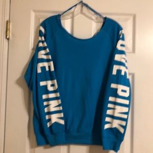 VS Pink Collection Slouchy Crew Sweatshirt